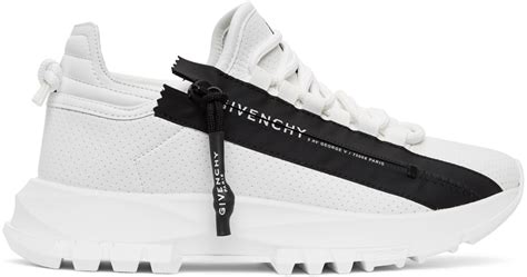 givenchy white sneakers black tongue|Givenchy White & Black.